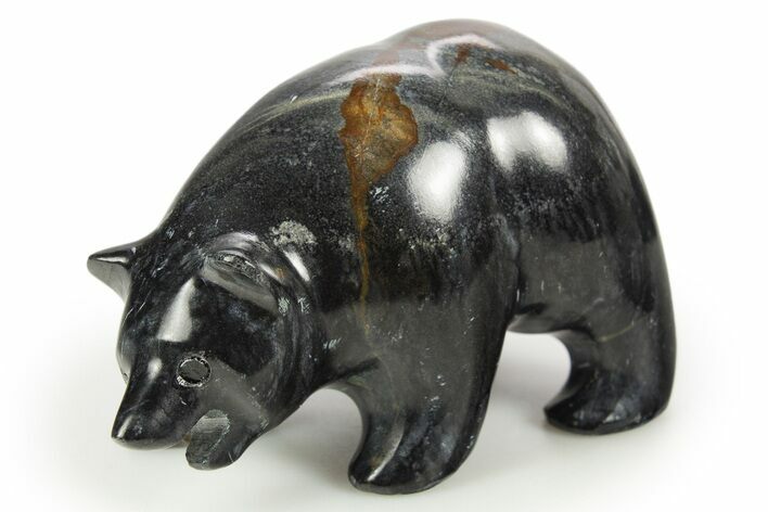 Realistic Polished Picasso Marble Bear - Utah #308637